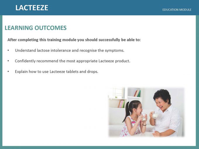 Lacteeze Education Module 02