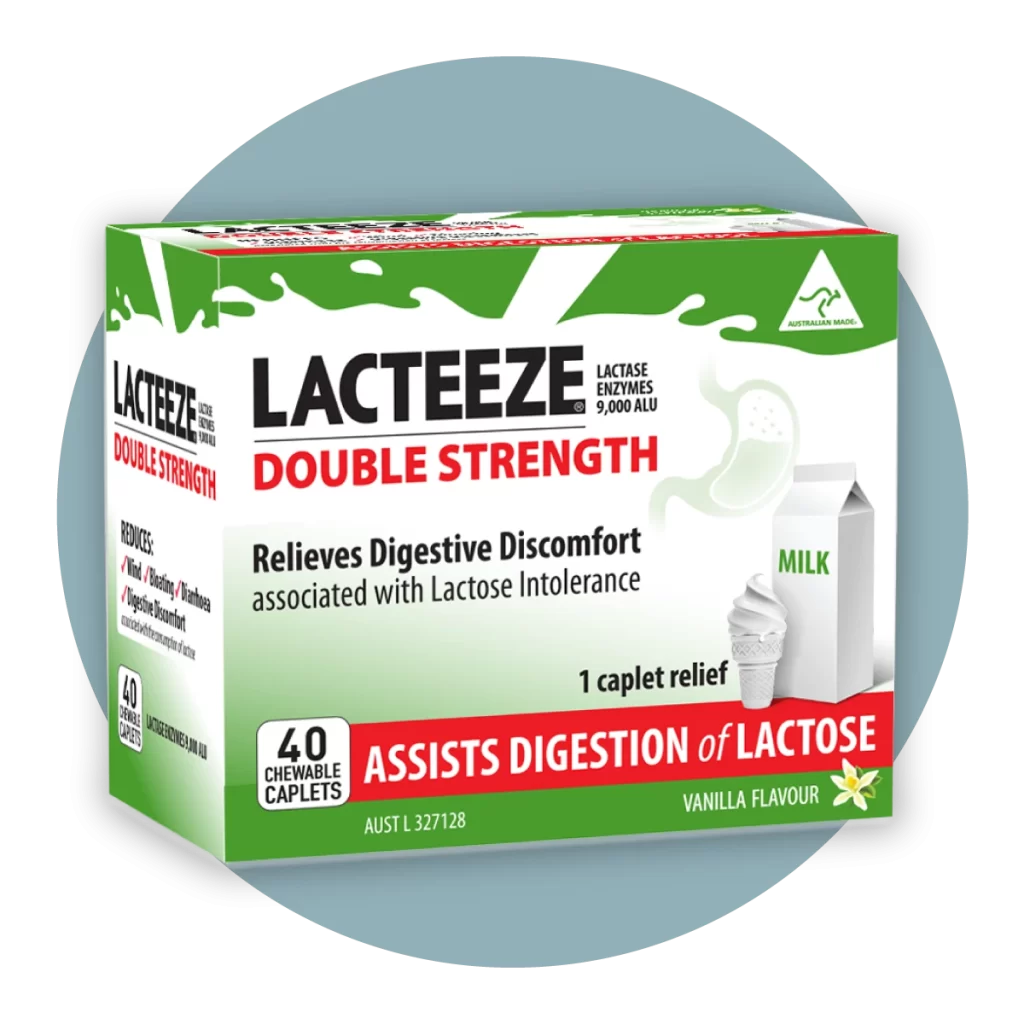 Lacteeze Double Strength Chewable Caplets