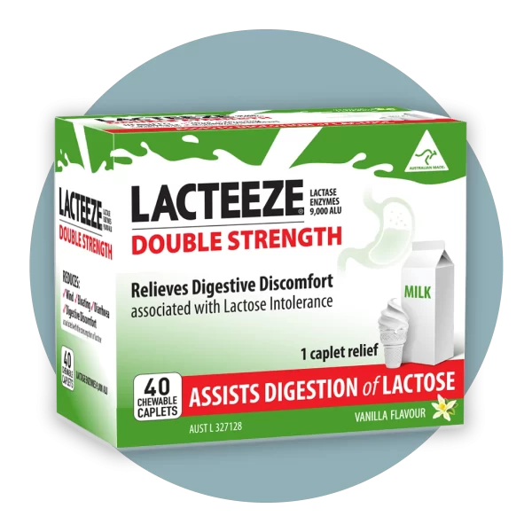 Lacteeze Double Strength (40 Caplets)