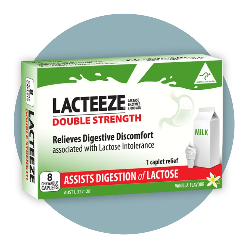Lacteeze Double Strength Chewable Caplets