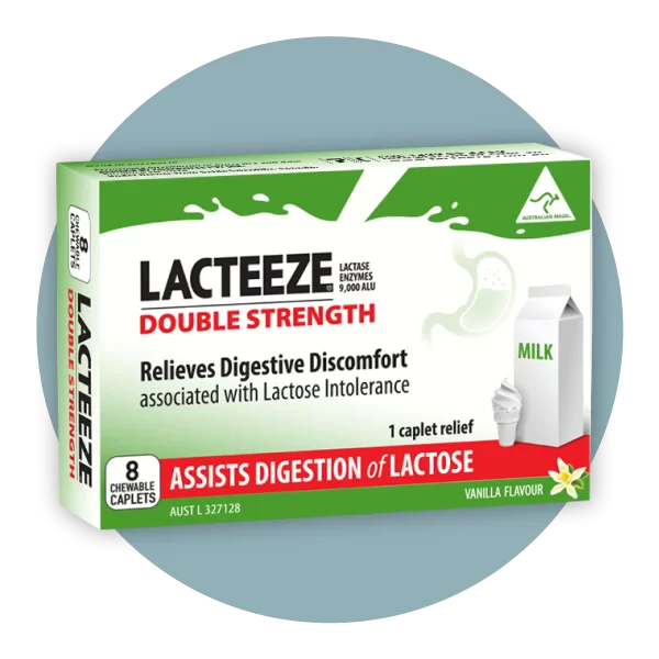 Lacteeze Double Strength Trial Pack (8 Caplets)