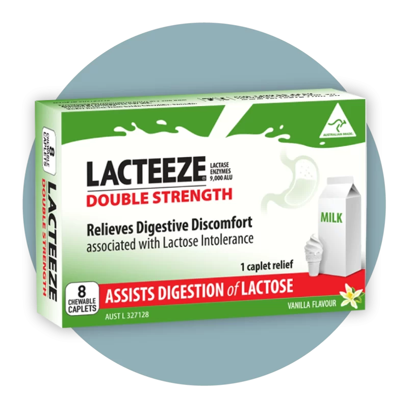 Lacteeze Double Strength Chewable Caplets