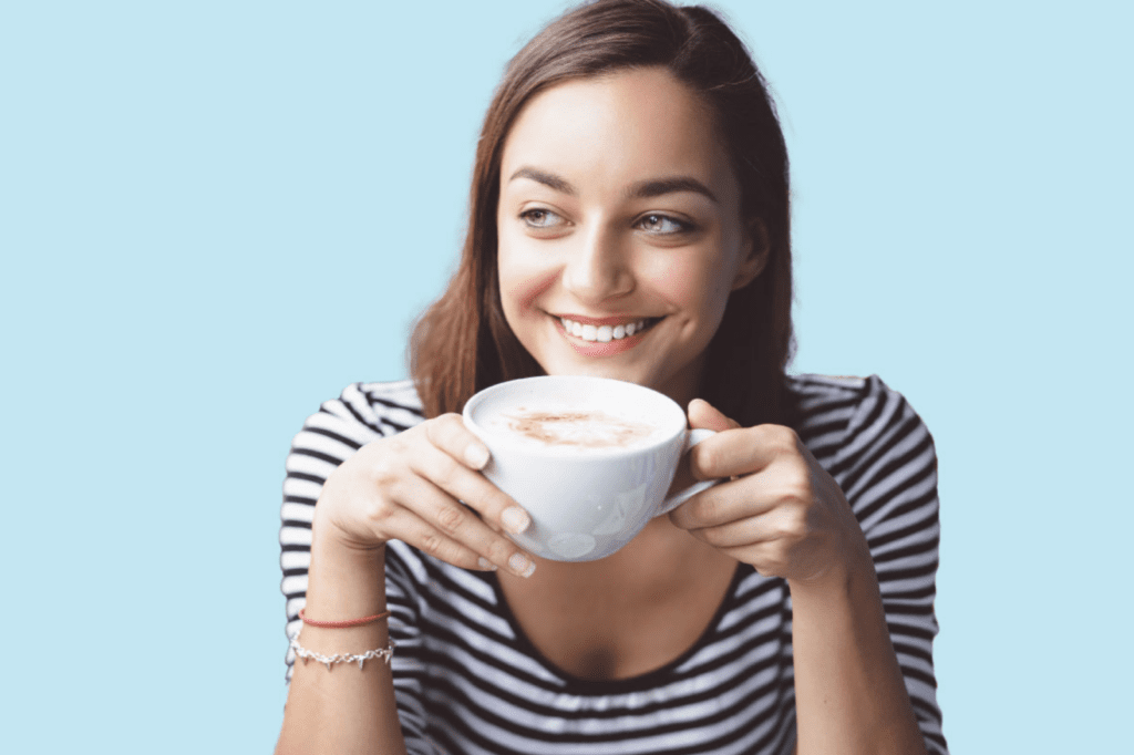 female-drinking-coffee-with-lactose-milk